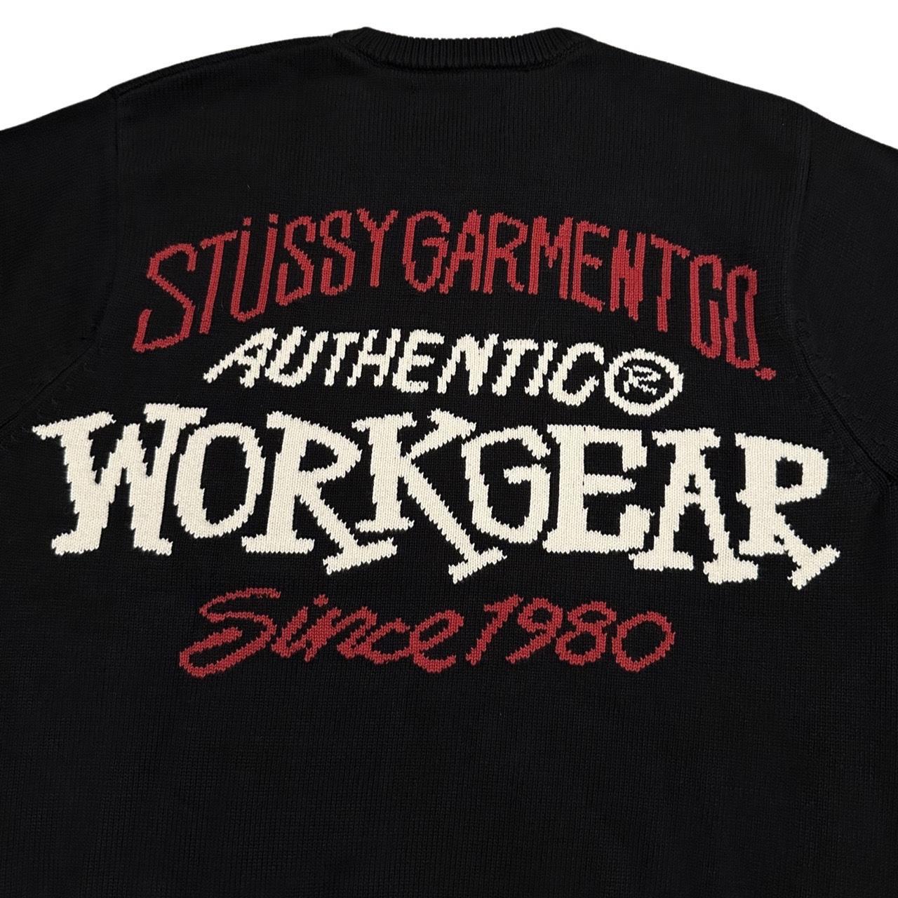 STUSSY AUTHENTIC WORKGEAR , KNIT SWEATER , •Size...