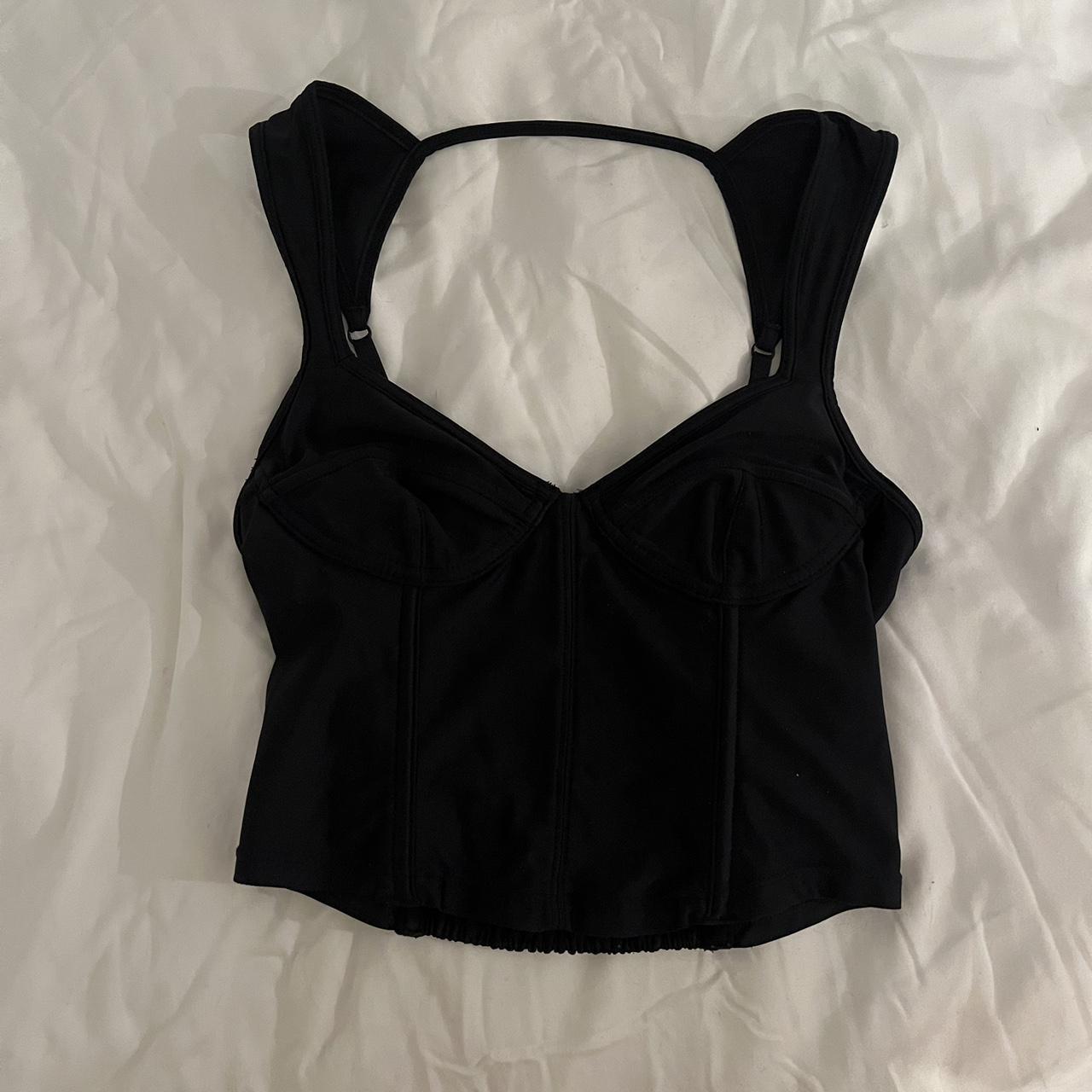 black urban outfitters corset top🖤 size XS worn... Depop