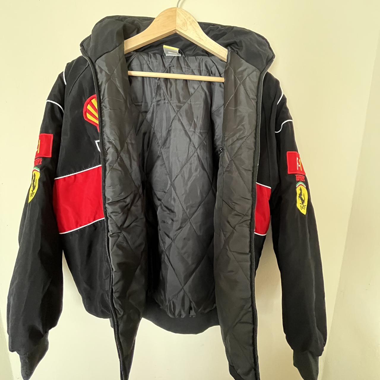 Ferrari Men's Black and Red Jacket (2)