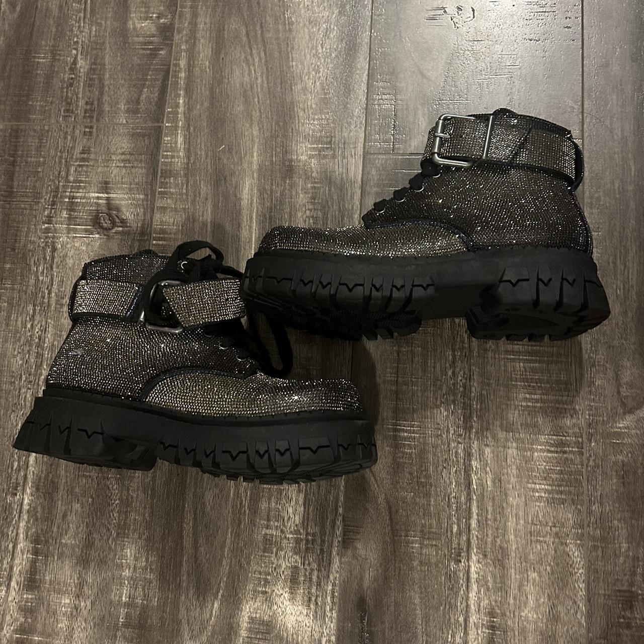 Black glitter outlet timbs