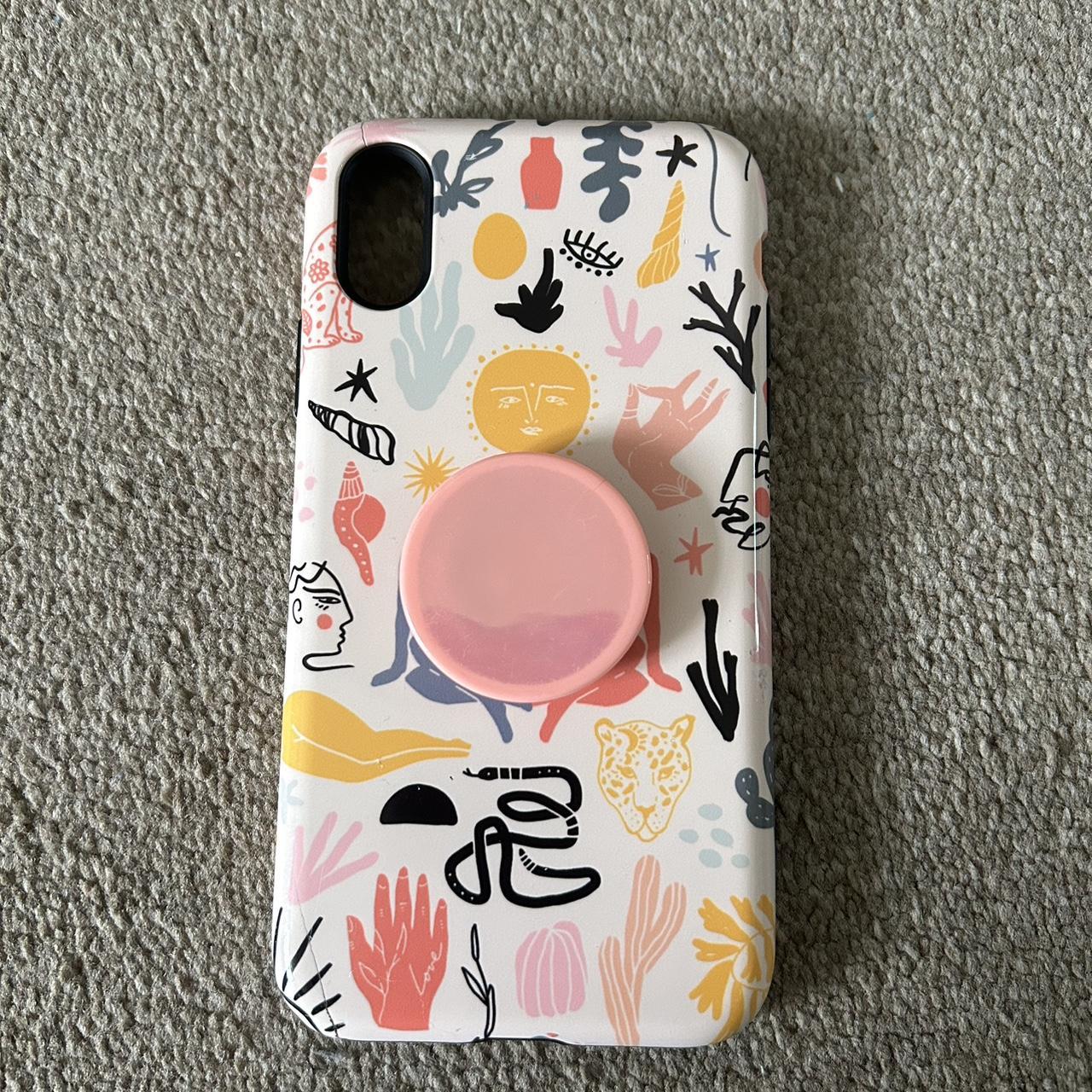 Iphone Xr Case With Popsocket Iphone Xr Abstract Depop