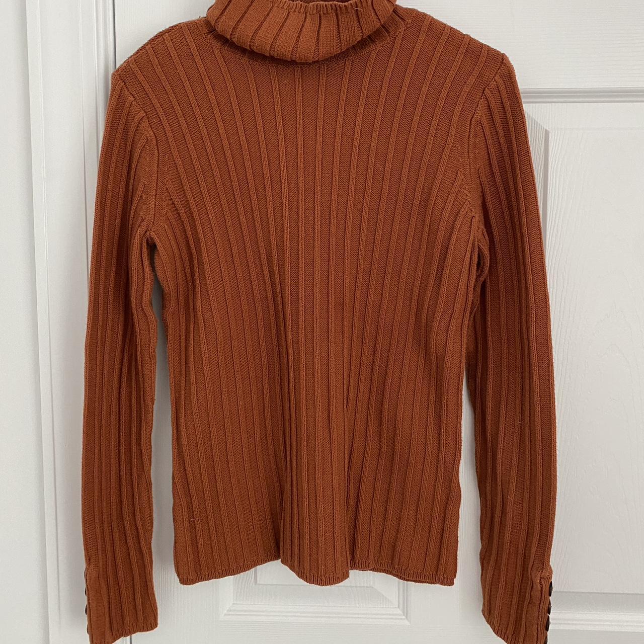 Burnt orange clearance turtleneck