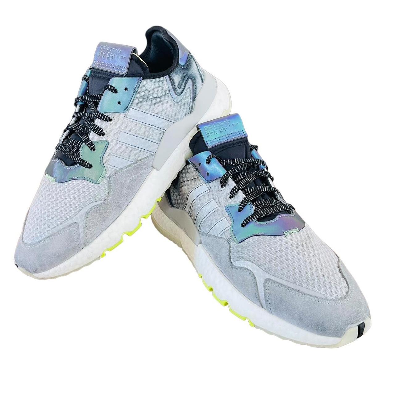 ADIDAS Nite Jogger Sneaker Evm 004001 Grey Silver. Depop