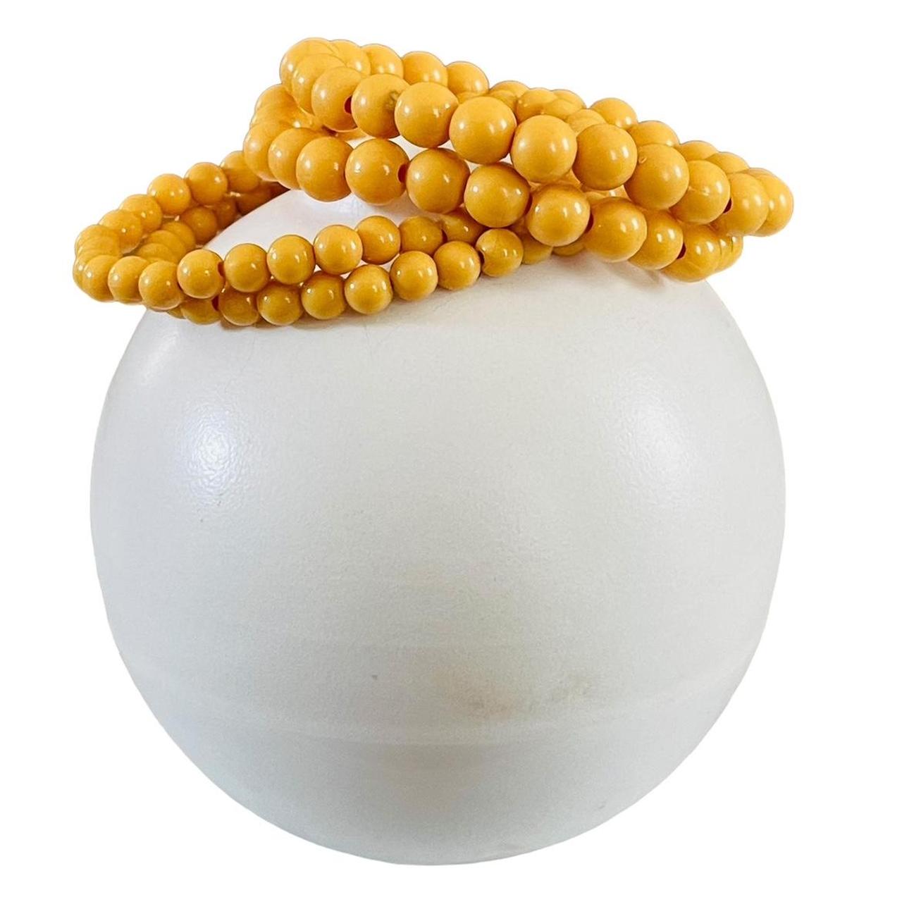 Women's Bracelet - Yellow – 80’s stackable plasti… - image 3