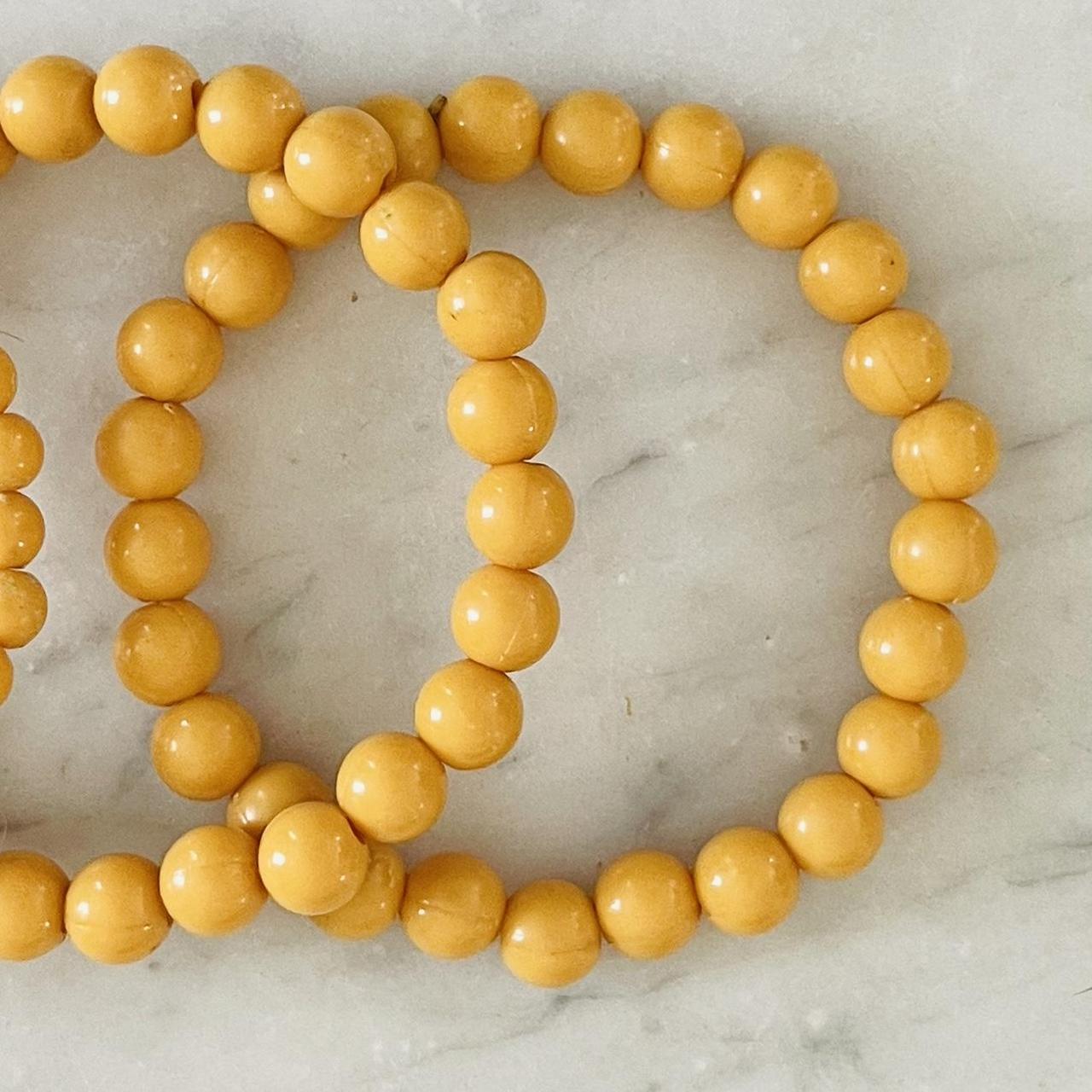 Women's Bracelet - Yellow – 80’s stackable plasti… - image 7