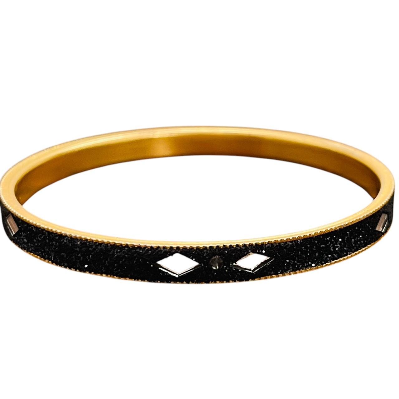 Women's Bracelet - Multi/Black – Stackable bangle… - image 3
