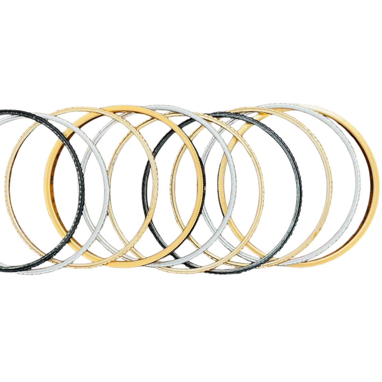 Women's Bracelet - Multi/Black – Stackable bangle… - image 8