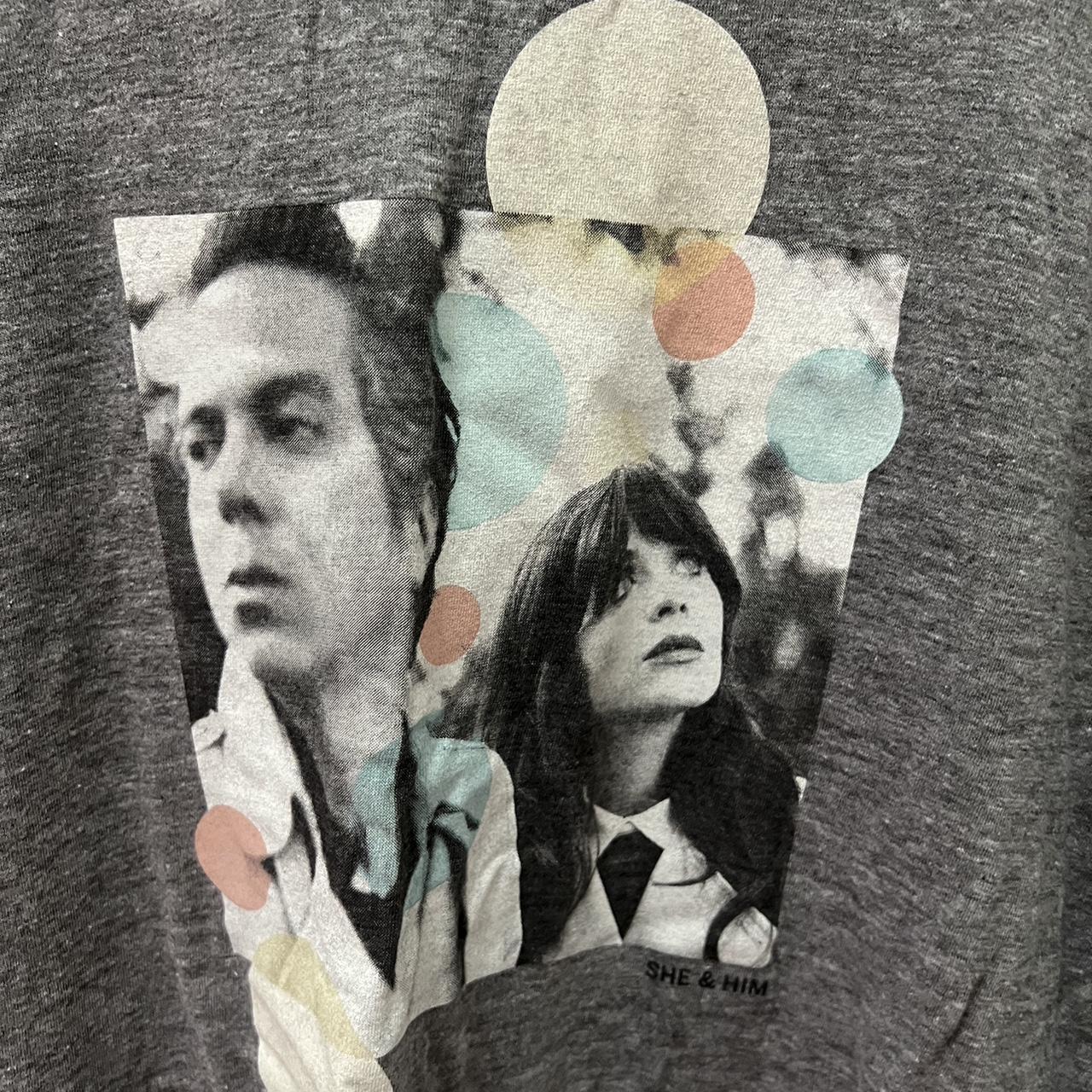 She & Him concert tee, from their 2013 tour #she&him... - Depop