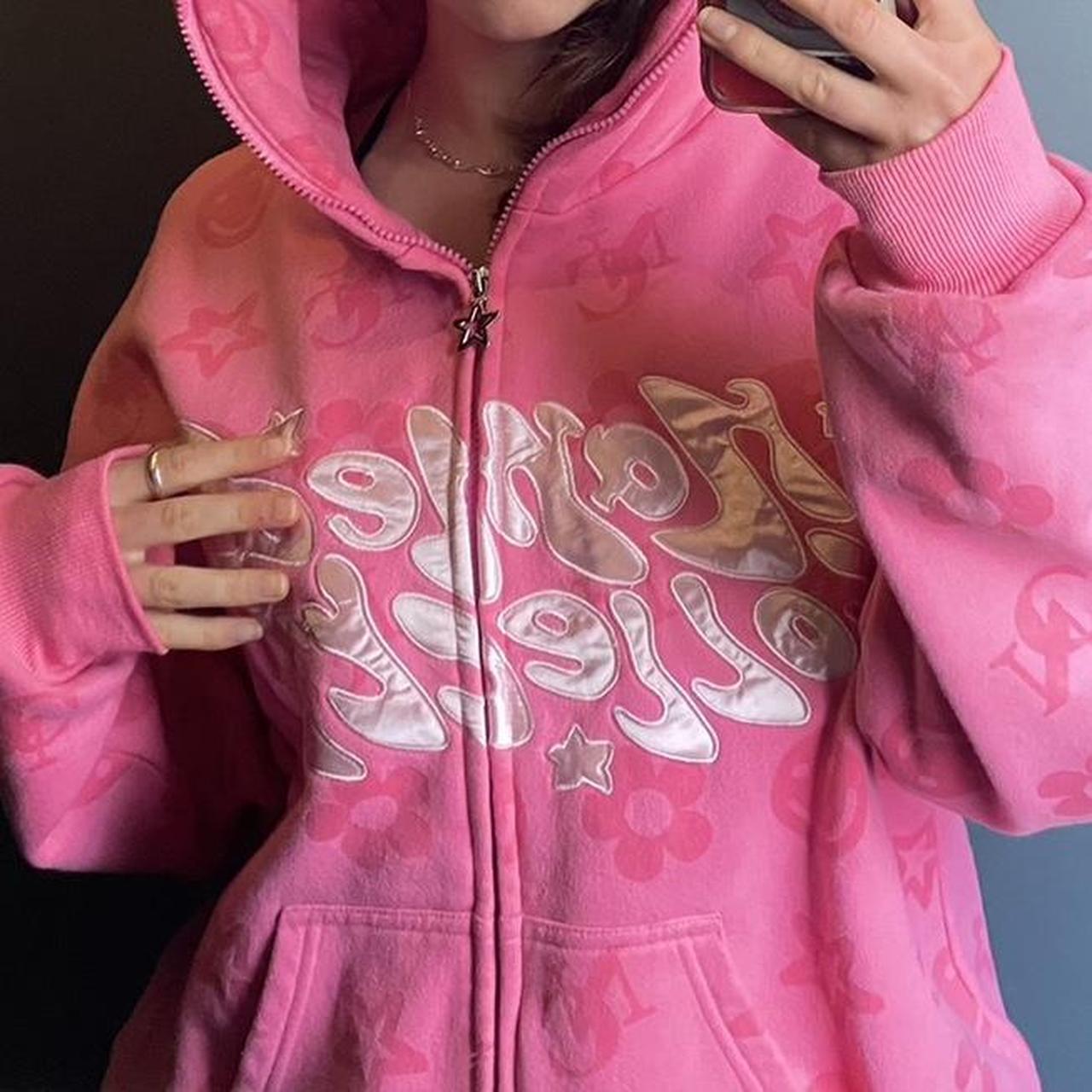 Pink named collective icon hoodie Very good... - Depop