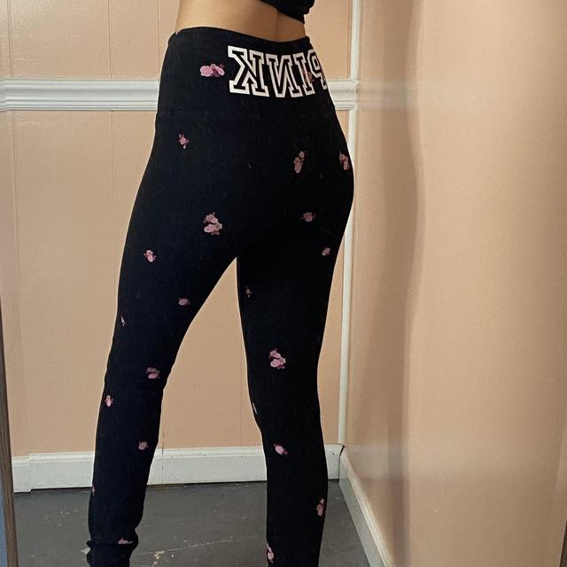 Pink victoria secret sale leggings cheap