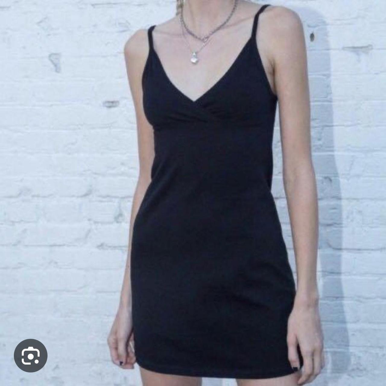 black brandy melville amara dress. flattering cross... Depop