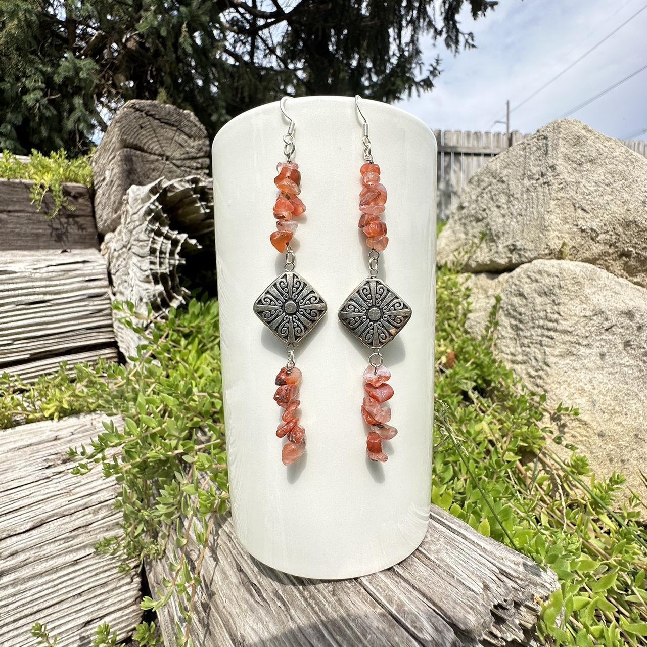 Handmade by me, Montana 💚 *fake crystals *silver - Depop
