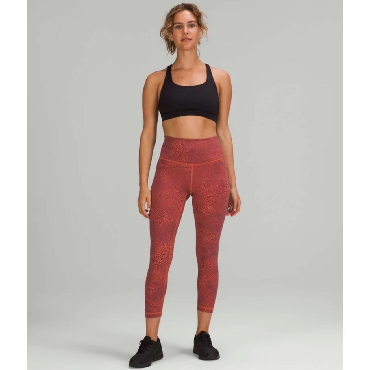 Lululemon Wunder Train High-Rise Crop 23 Crackle - Depop