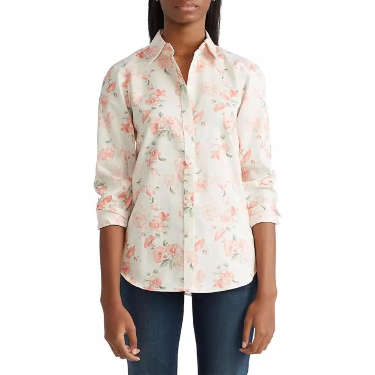 chaps womens button down shirts