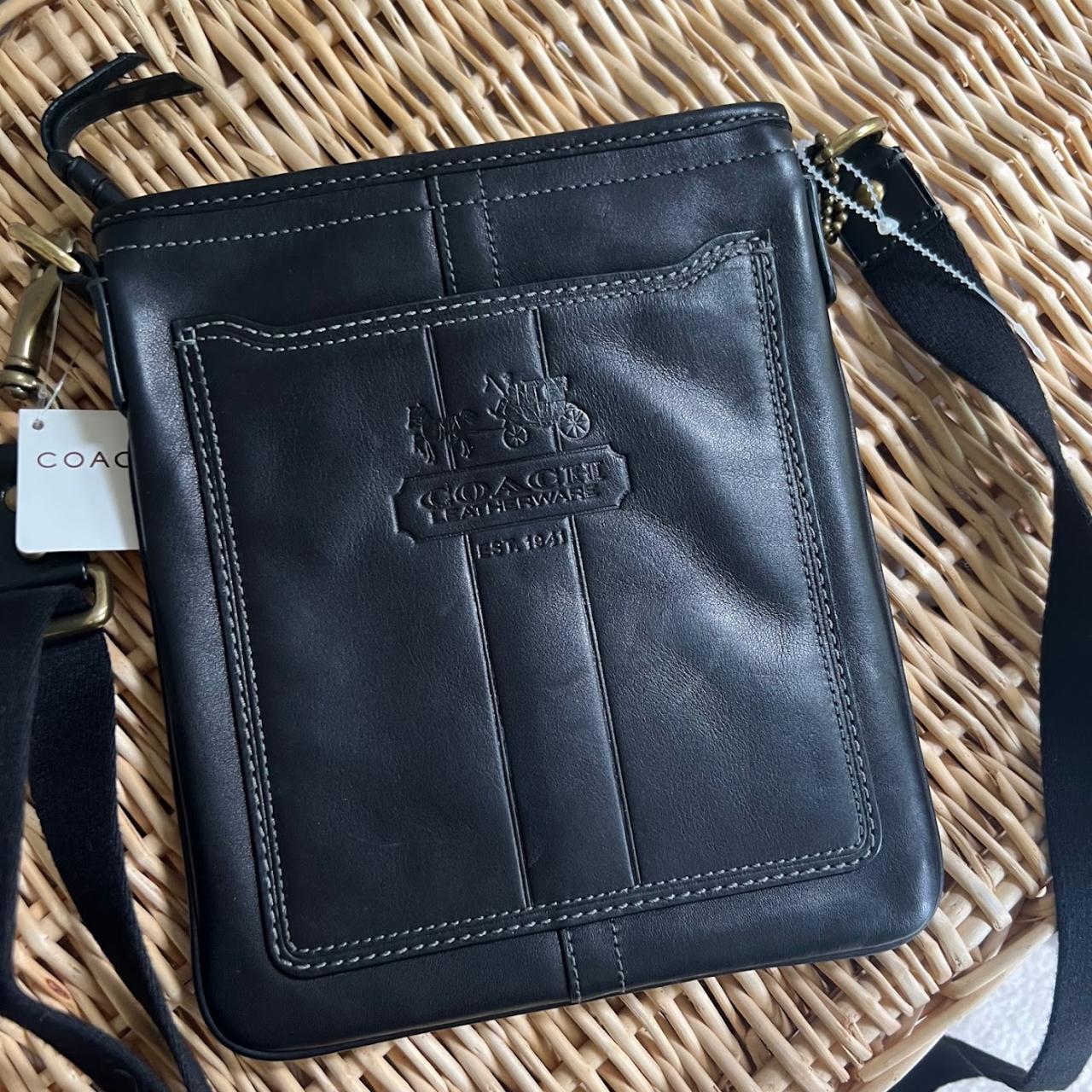 Vintage Black slim leather Wallet This genuine - Depop