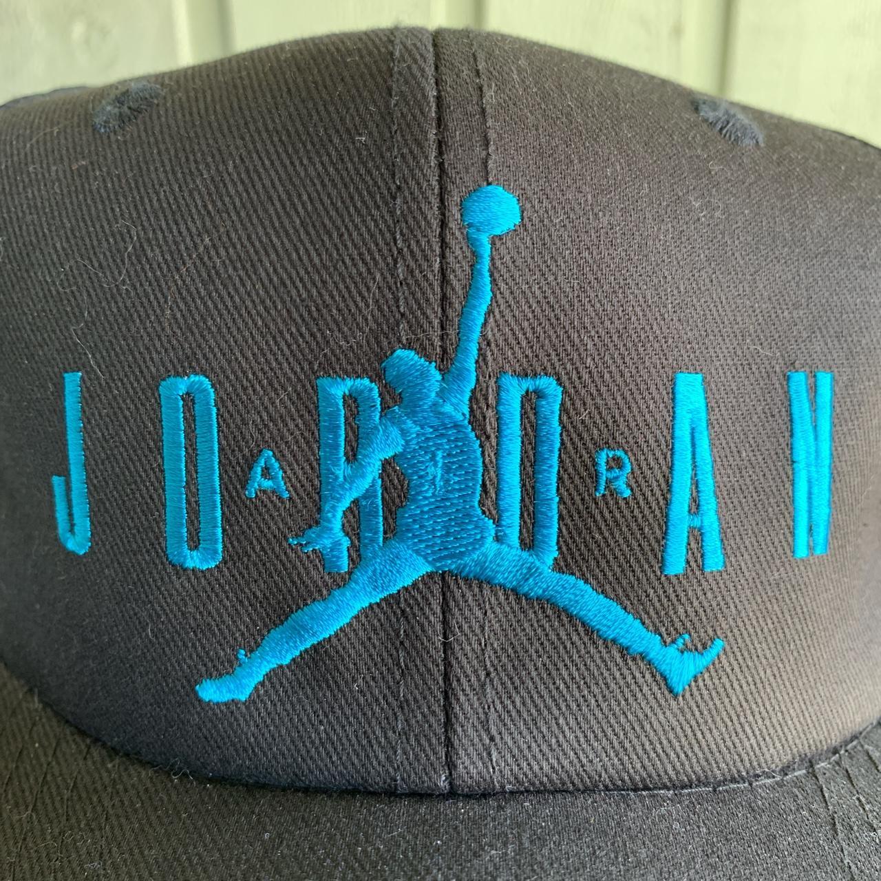 Nike Men's Black And Blue Hat | Depop