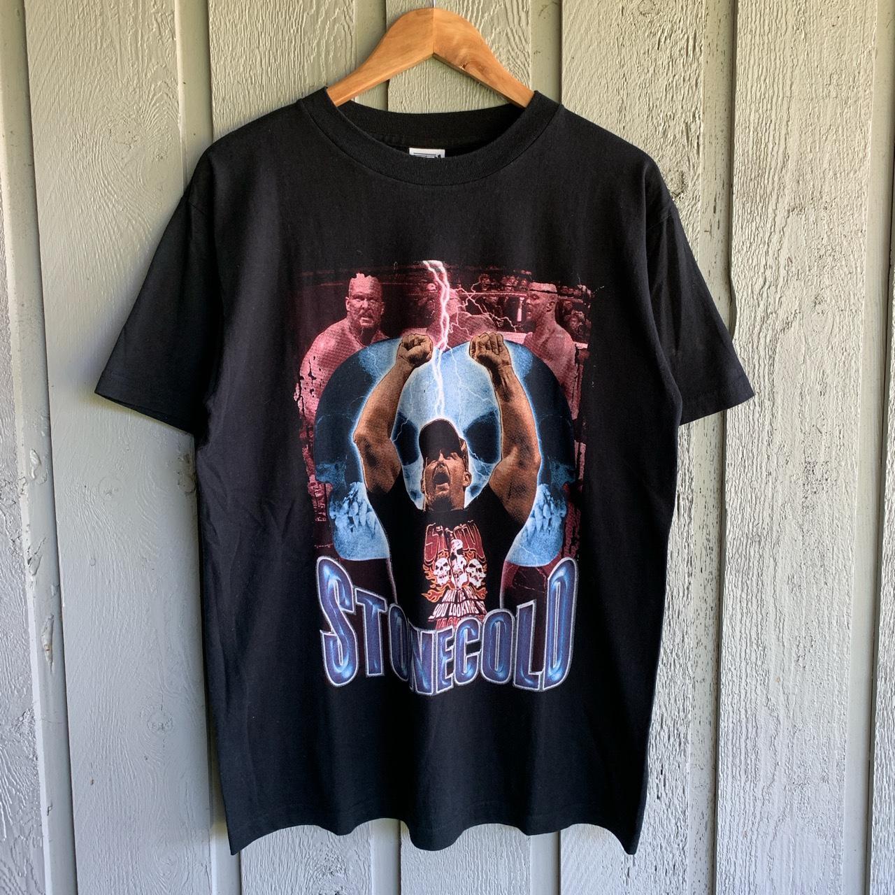 WWF stone cold Steve Austin Vintage Jersey Clean no - Depop