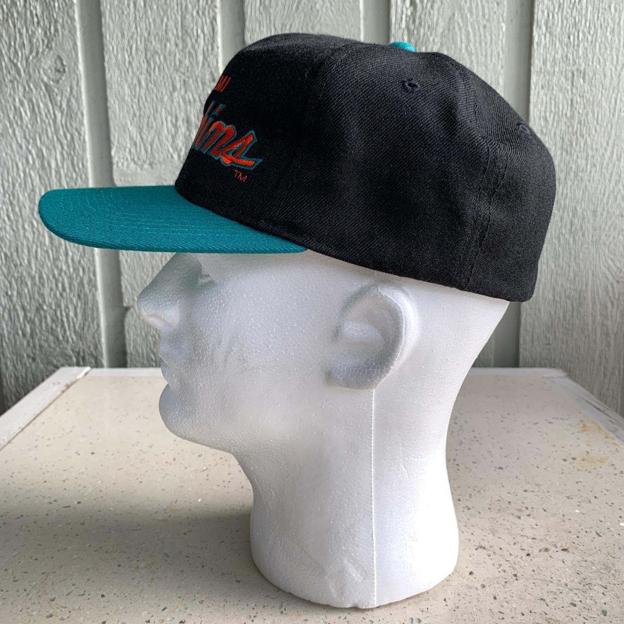 80's Miami Dolphins Trucker Cap Snapback Hat Sport Specialties Green Orange Vintage 1980's Official NFL E