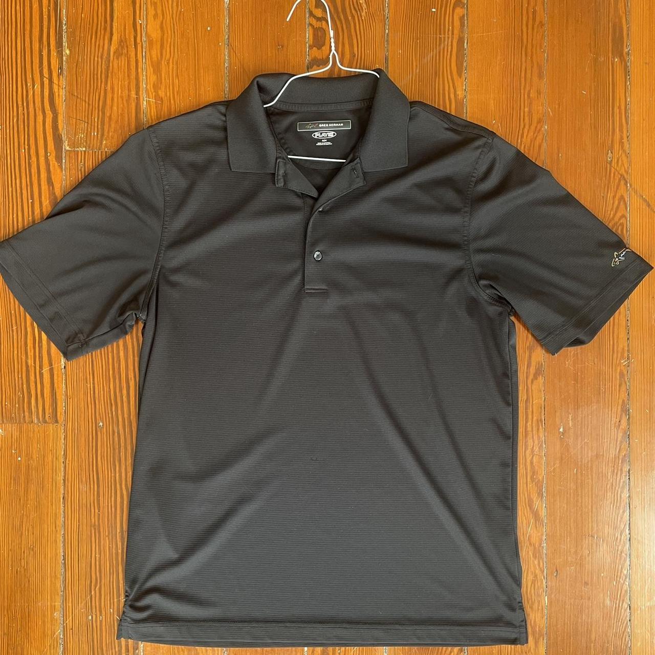 Greg Norman Collection Men's Black Polo-shirts | Depop