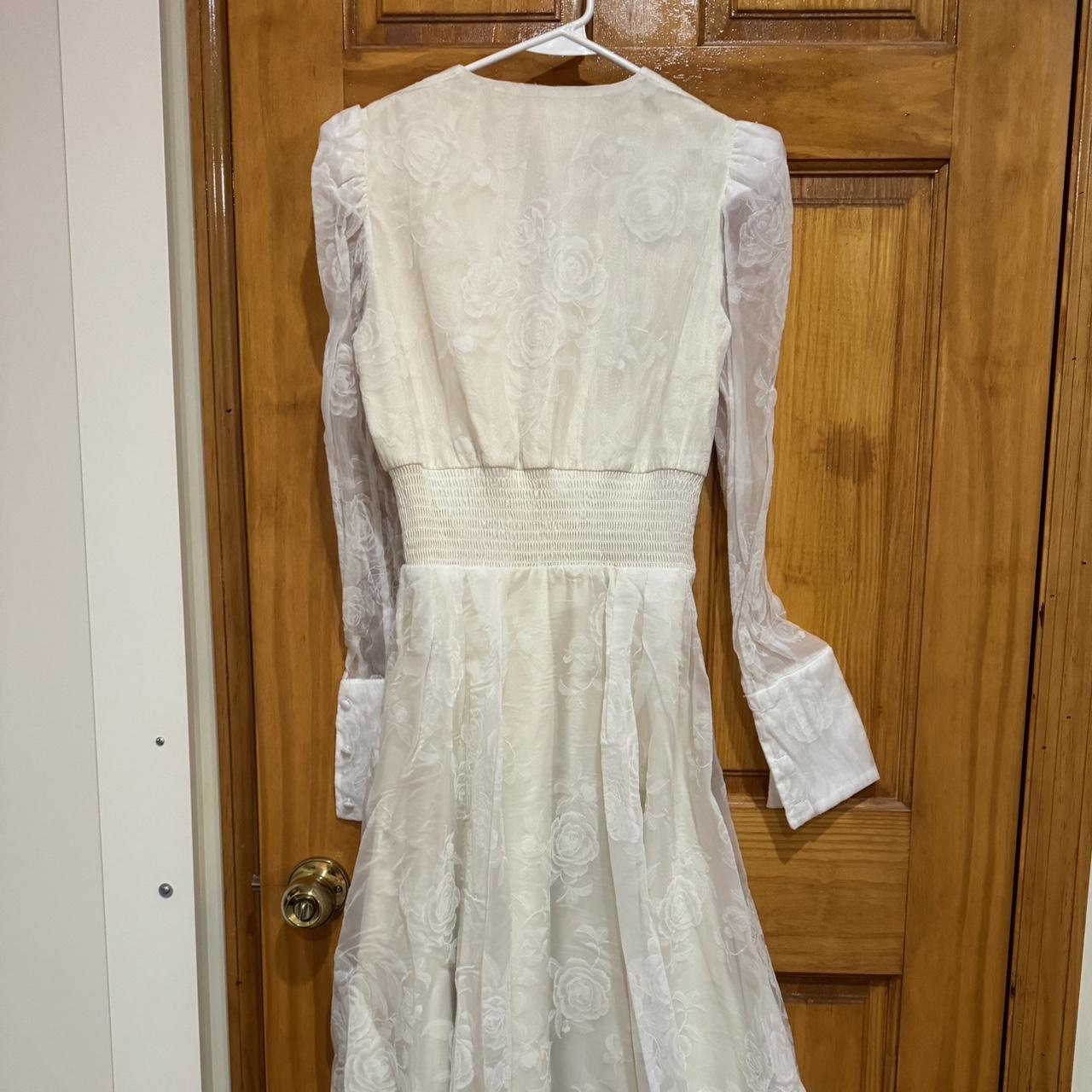 White maxi dress Never worn before Brand: Timeless... - Depop