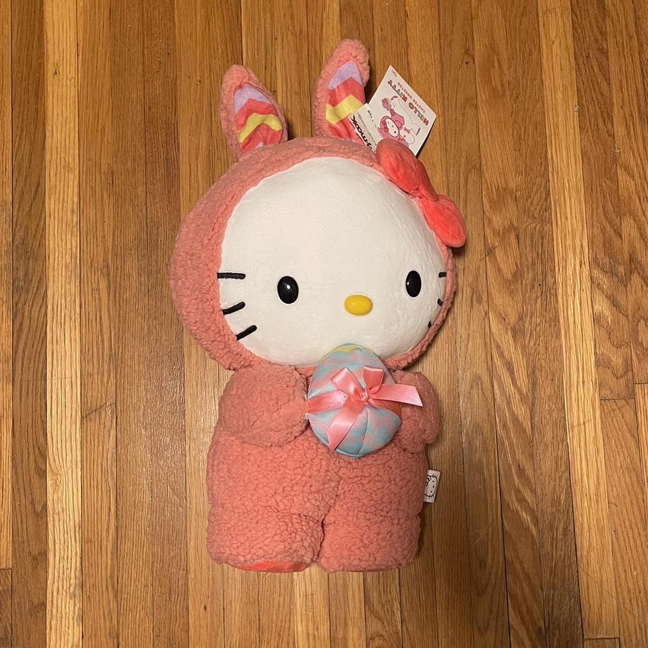 Sanrio Hello Kitty Pink Easter Bunny Greeter high quality Plush