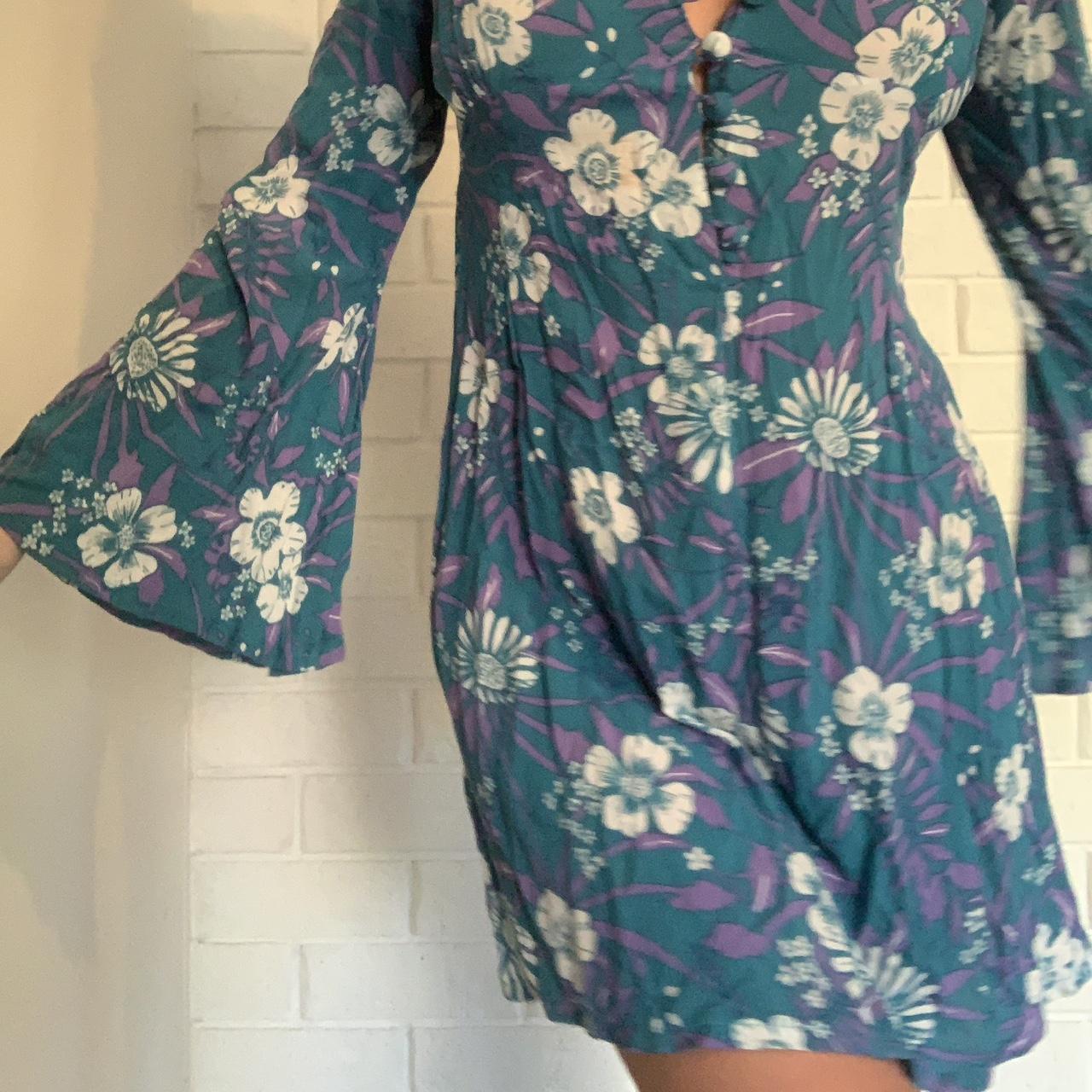 Love street 70s style floral dress 🌺🌺🌺 size XS - Depop