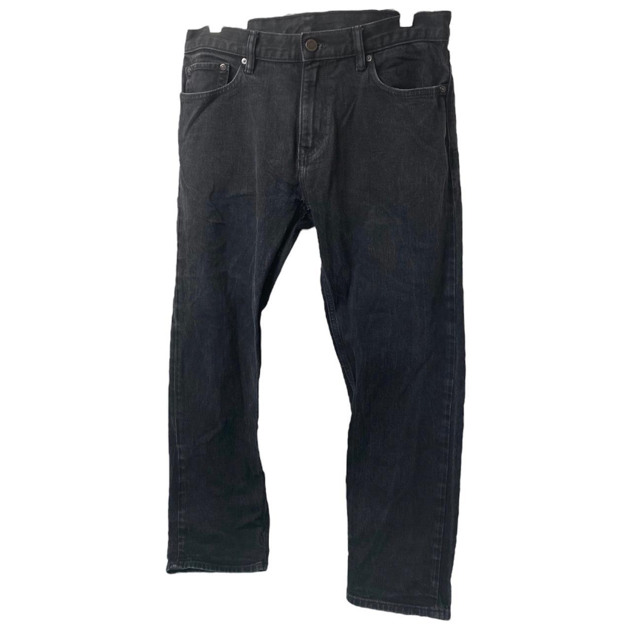 Banana Republic Jean’s Men’s Black Straight Leg... Depop