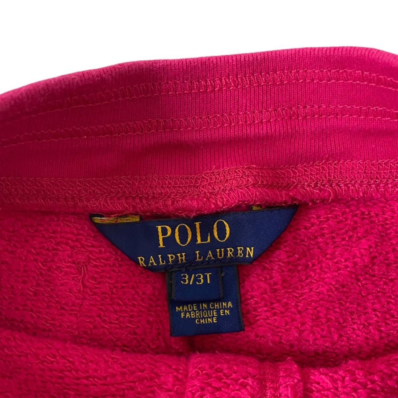 Polo Ralph Lauren Girl’s Sweatpants Pink Embroidered... - Depop