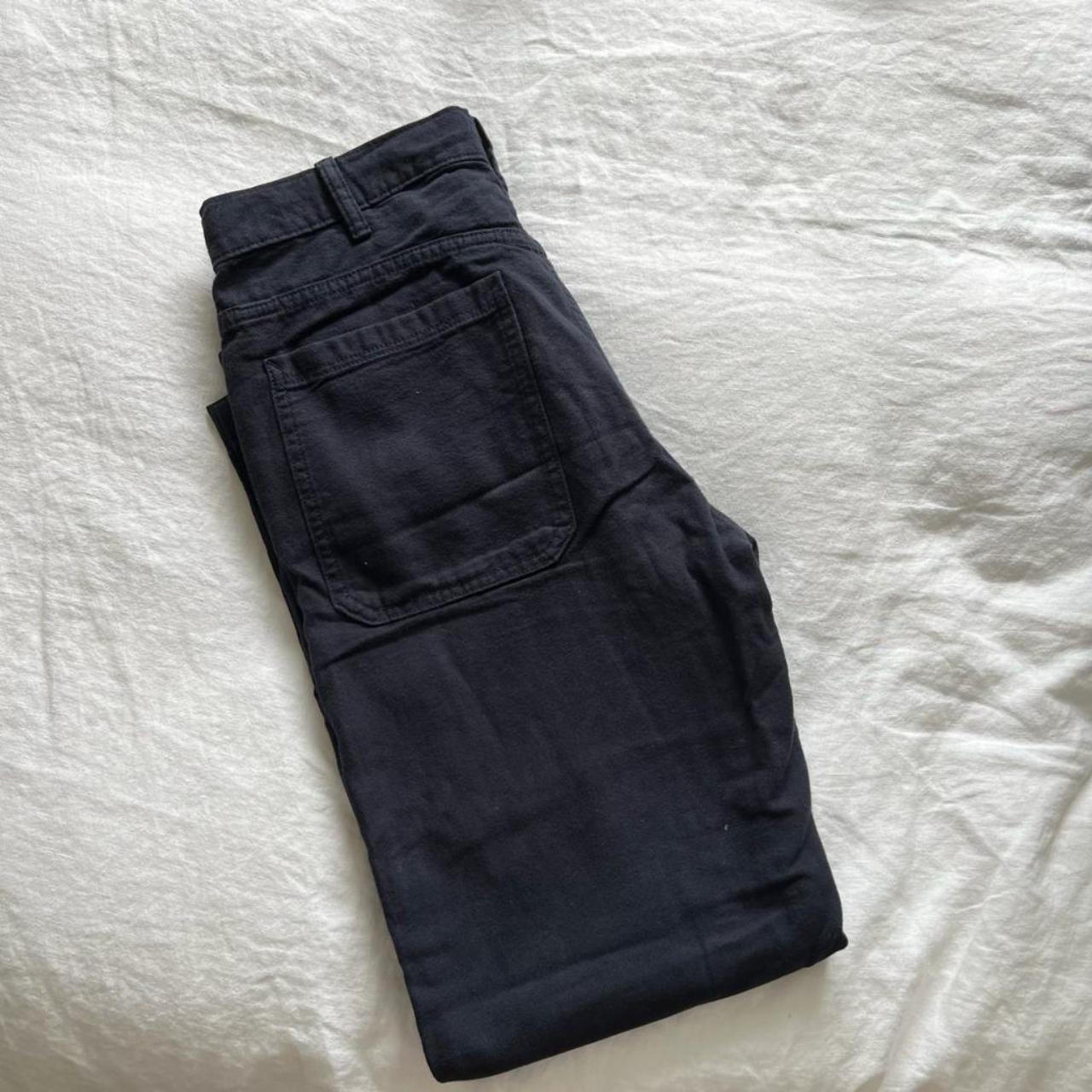 Uniqlo Navy Carpenter Trousers Size S Duck cloth... - Depop