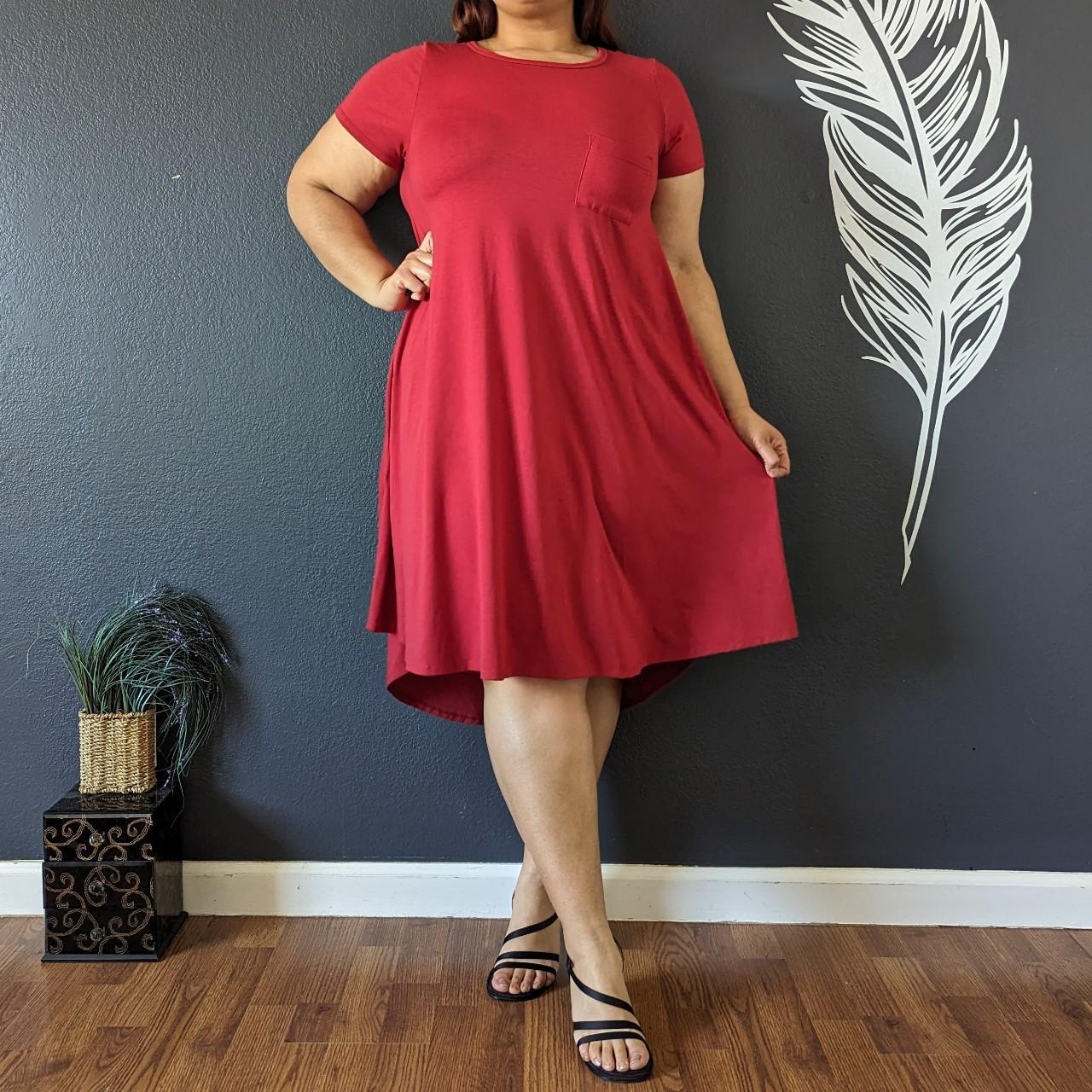 Lularoe red dress hotsell