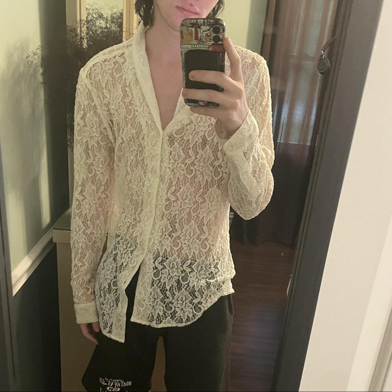 ASOS Men's White Shirt Depop