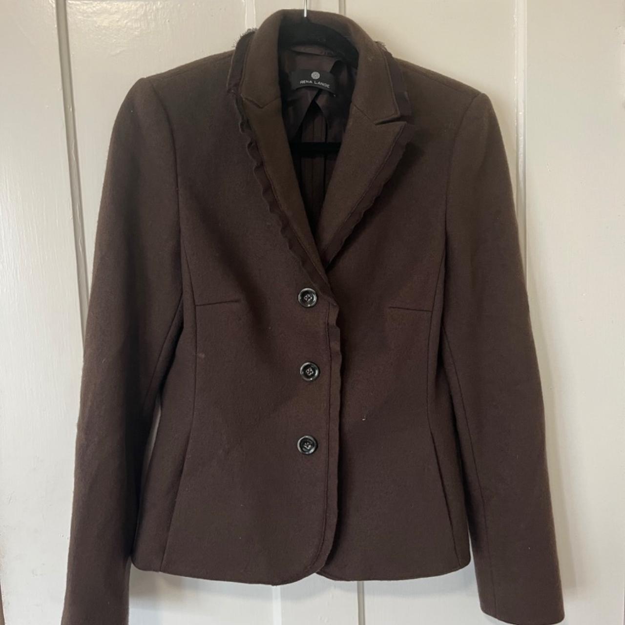 Brown Rena Lange coat - Depop