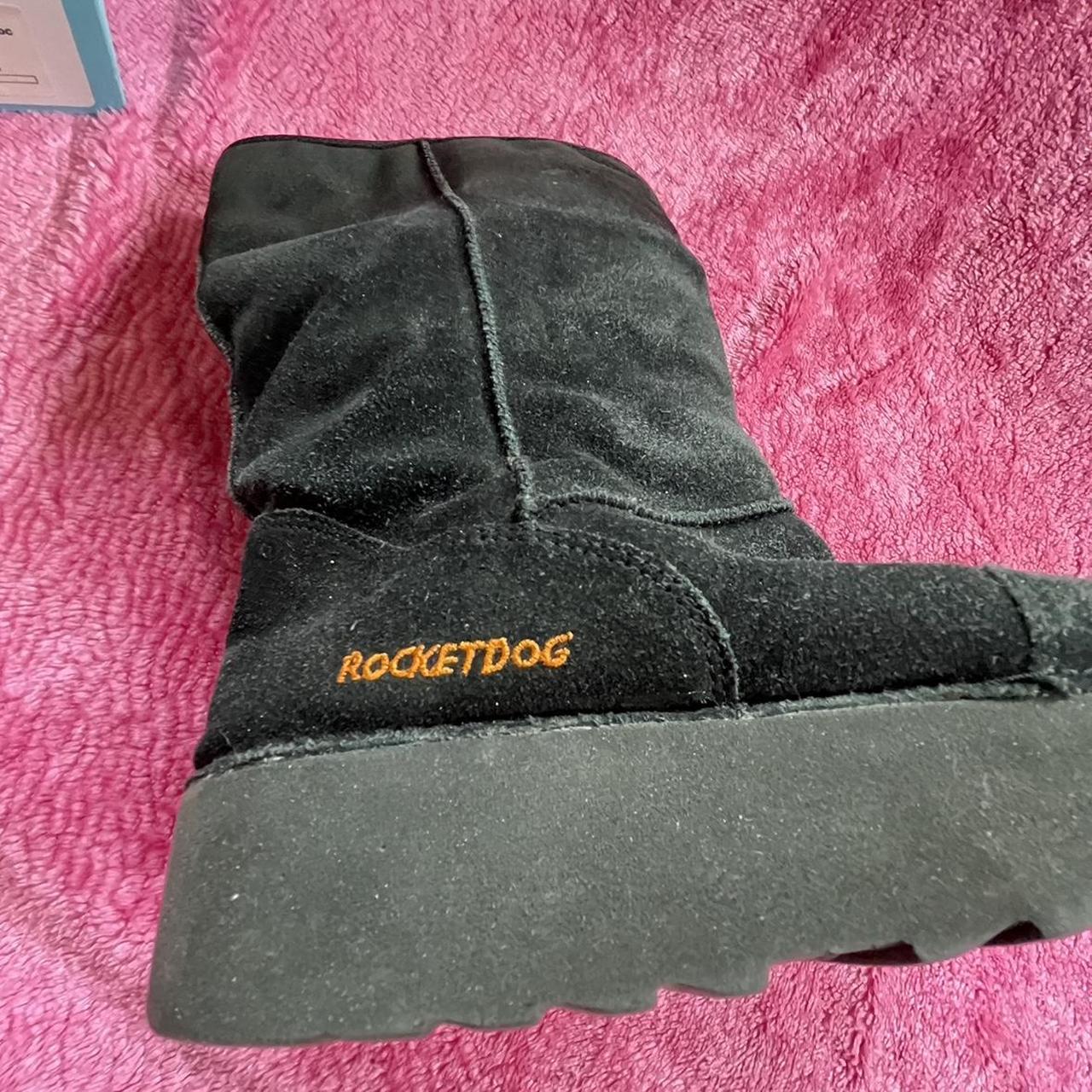 Rocket Dog Women's Black Boots Depop