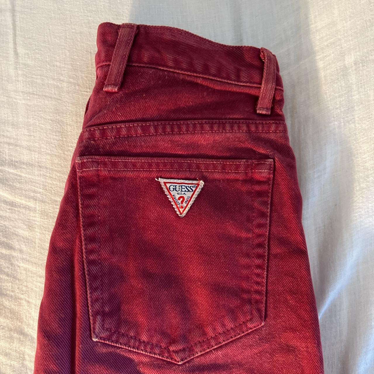 90s Red outlet Guess Jeans