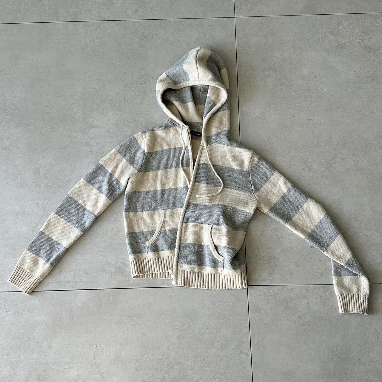 brandy melville zipper sweater Depop
