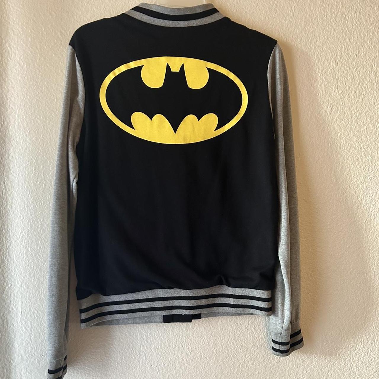 Batman Varsity Jacket Size S Versatile Jacket Can Depop