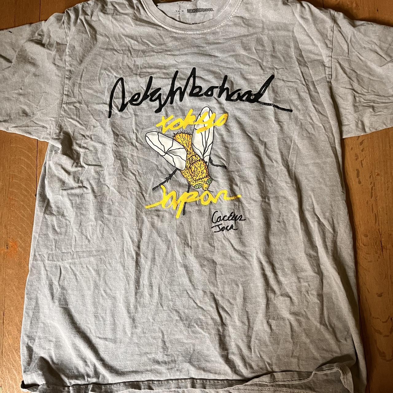 Travis Scott x the neighborhood tee Some signs of... - Depop