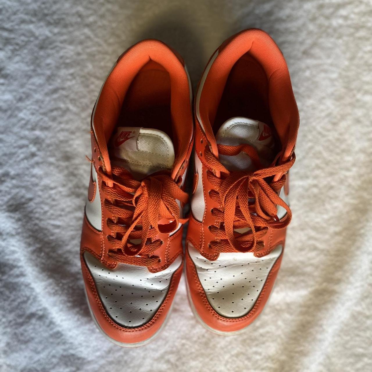 Nike Men's Orange Trainers | Depop