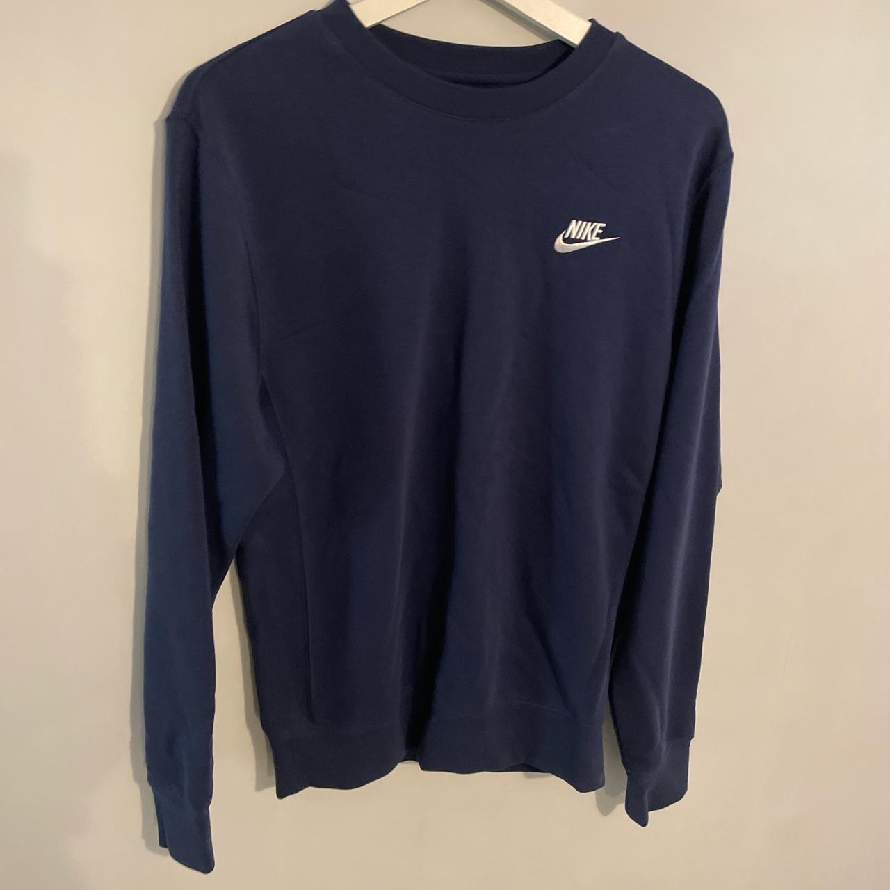 mens nike navy sweatshirt