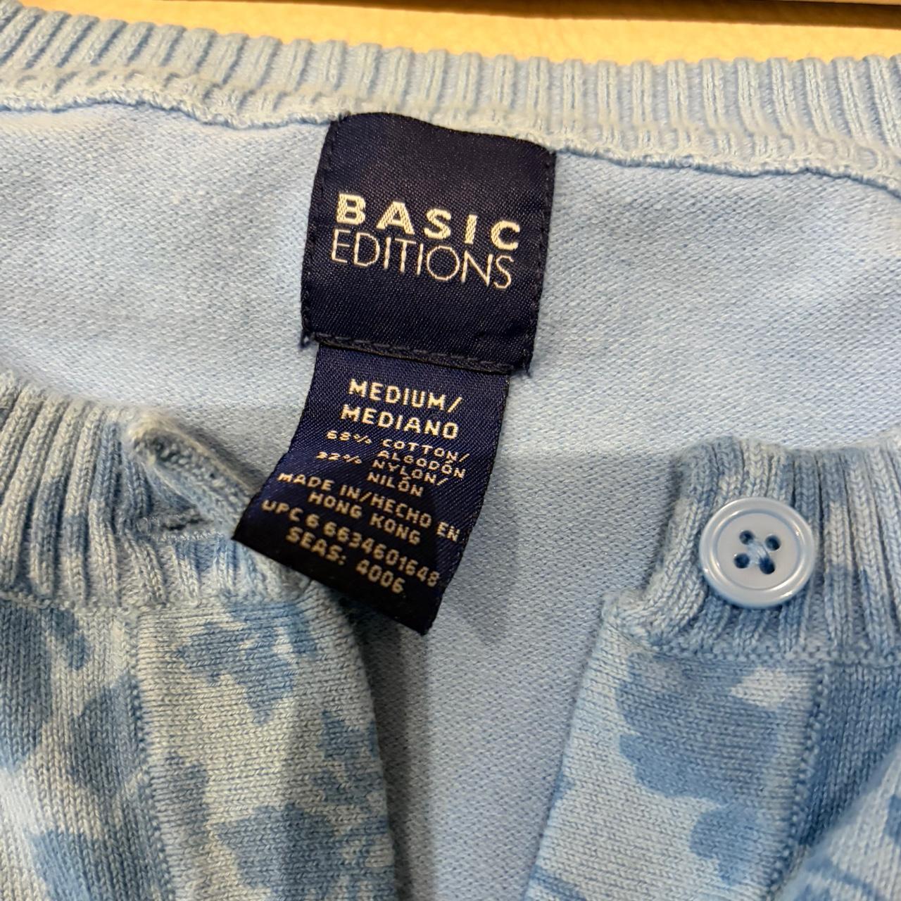 Basic Editions Women's Cardigan - Blue - M – Basi… - image 5