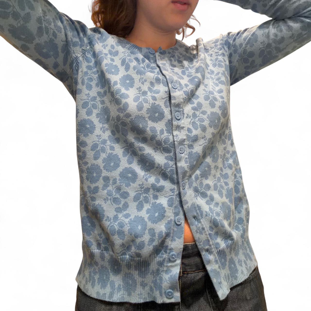 Basic Editions Women's Cardigan - Blue - M – Basi… - image 7