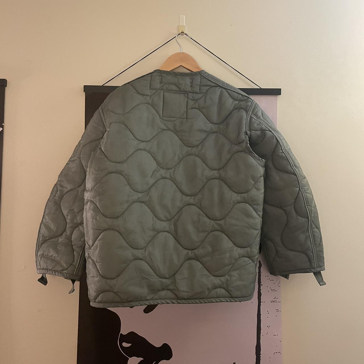 Military jacket liner. Marked small but fits medium... Depop