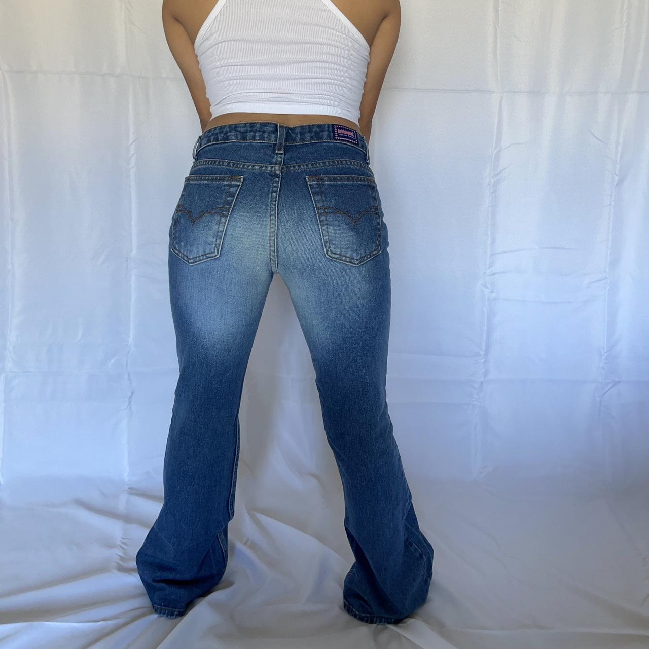 Iconic bubblegum jeans Early 2000s low rise Cute... - Depop