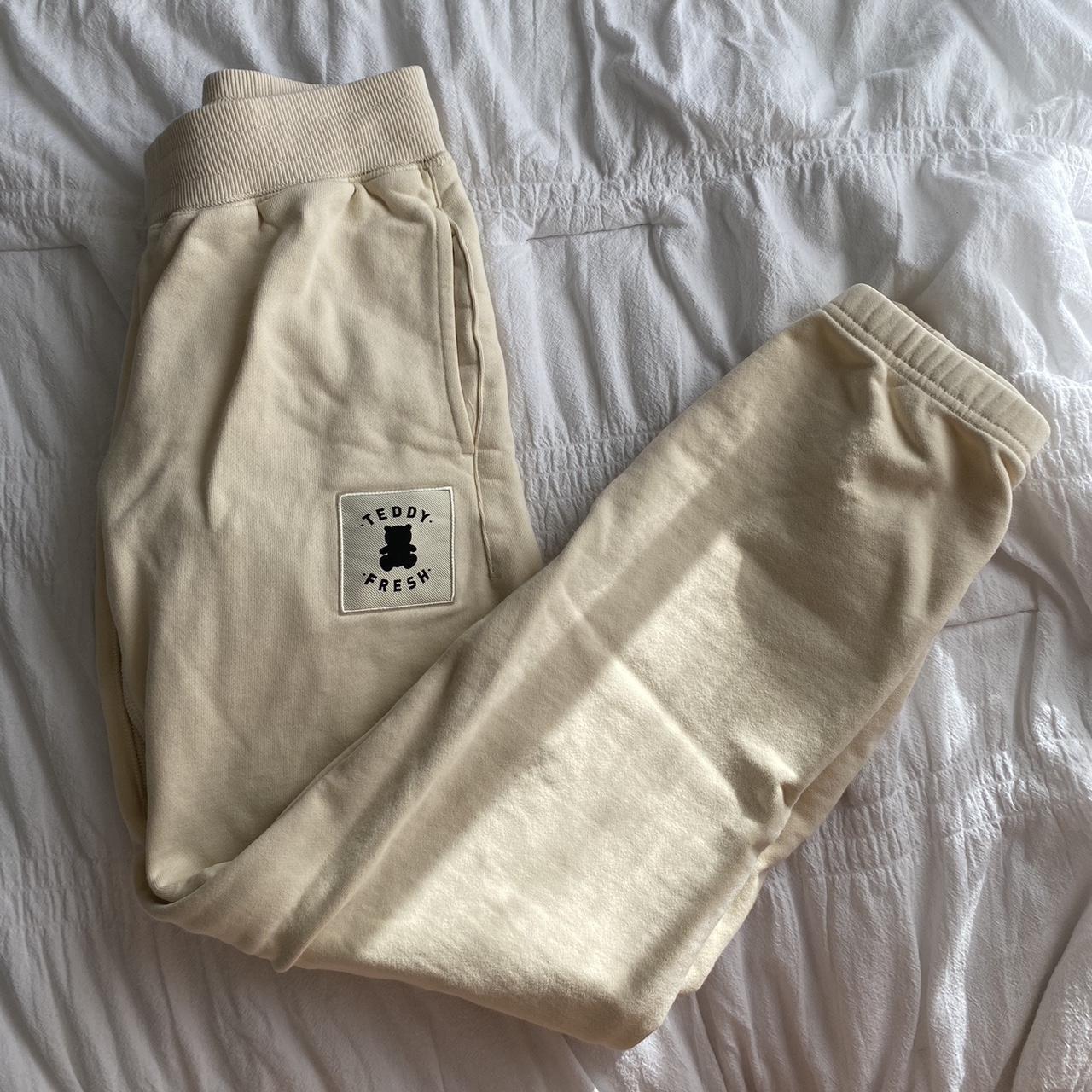 Cream best sale teddy joggers