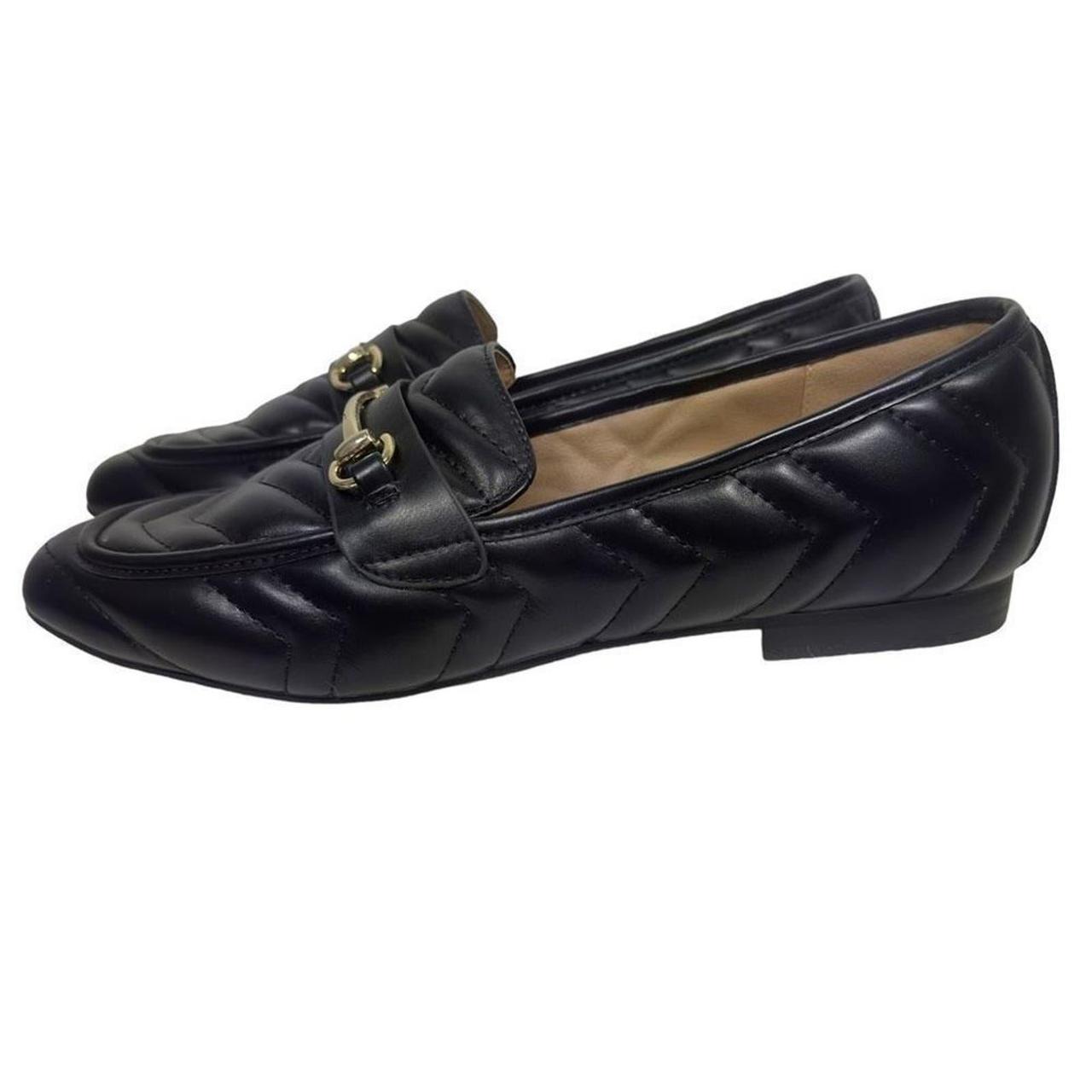 Esprit Black Marissa Almond Toe Slip-On Loafer Flats... - Depop