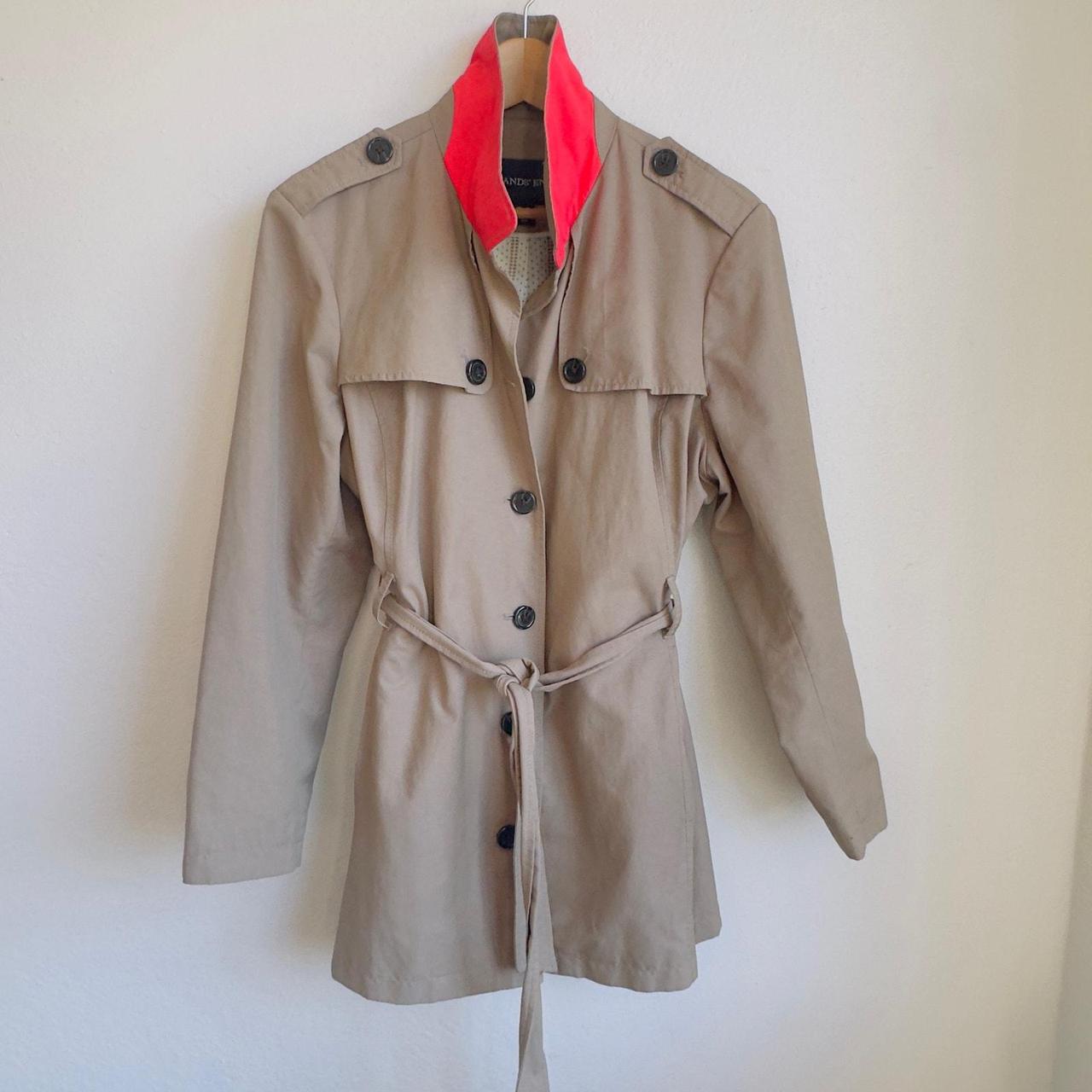 Lands End Trench Coat Fully Lined Single Breasted. Depop