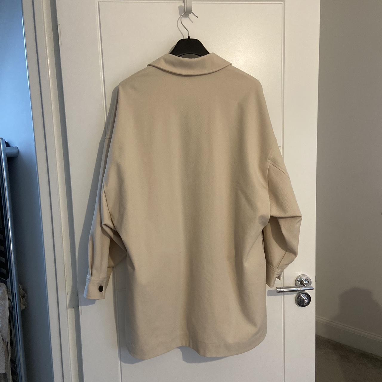 Zara Women's Cream Jacket Depop