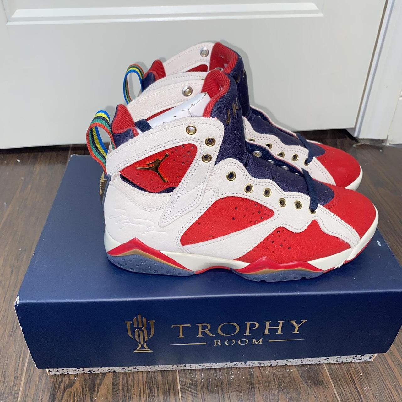 Air Jordan trophy room x air Jordan 7 retro new... - Depop