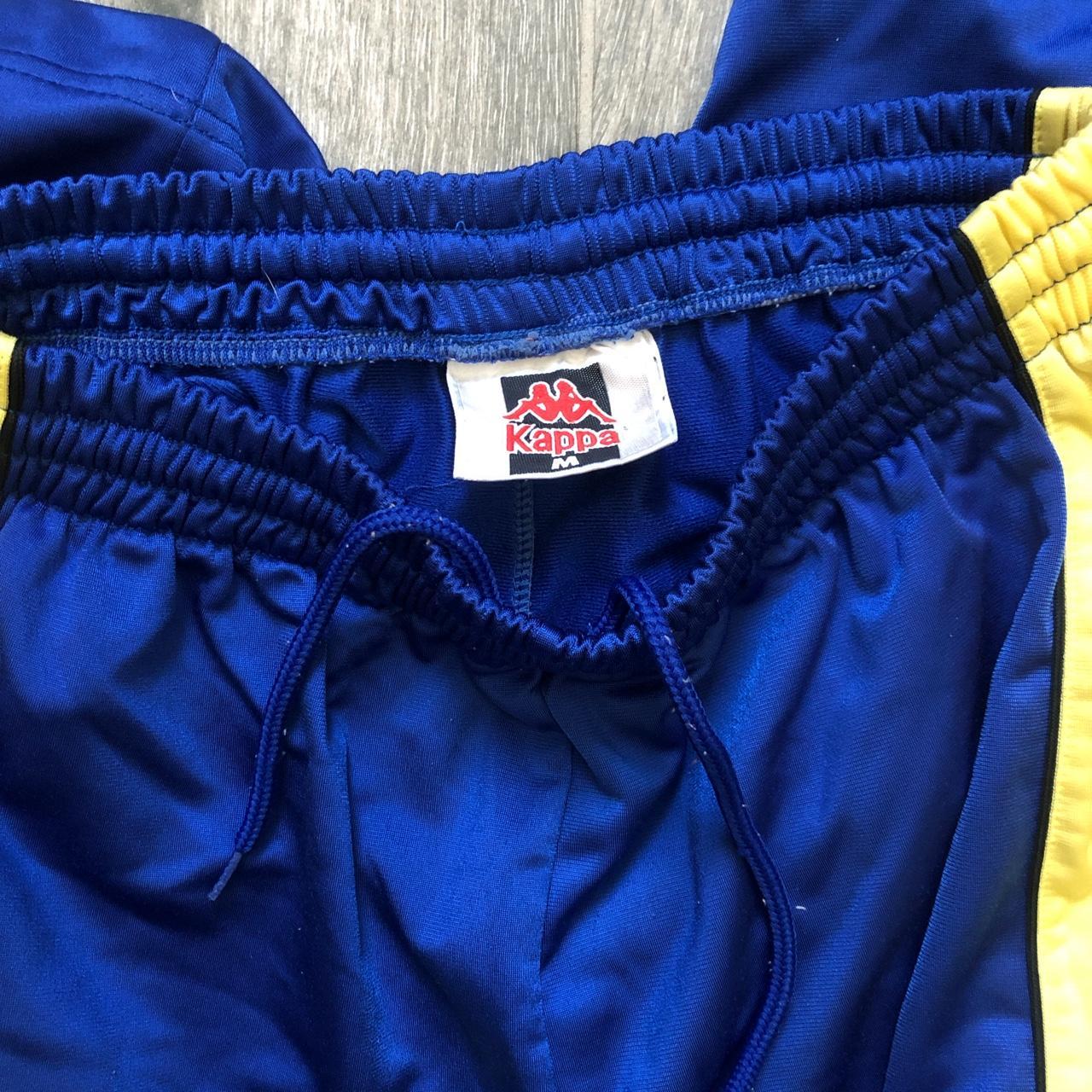 Kappa Men's Blue and Yellow Joggers-tracksuits | Depop