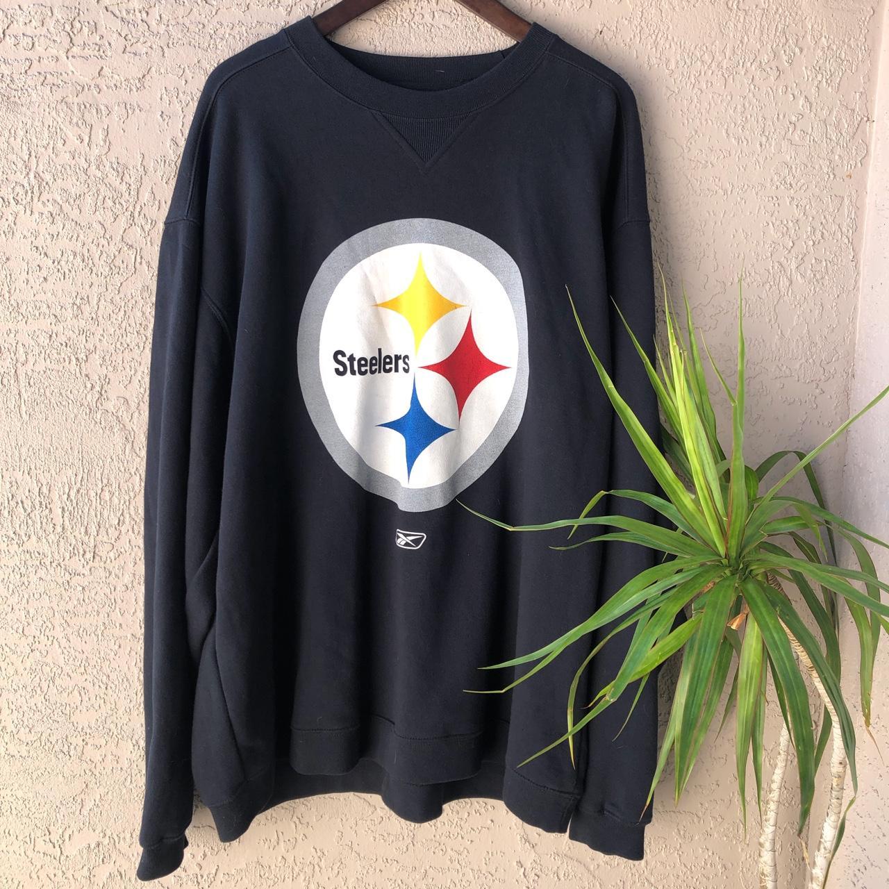 Vintage Pittsburgh Steelers big spell out sweatshirt - Depop